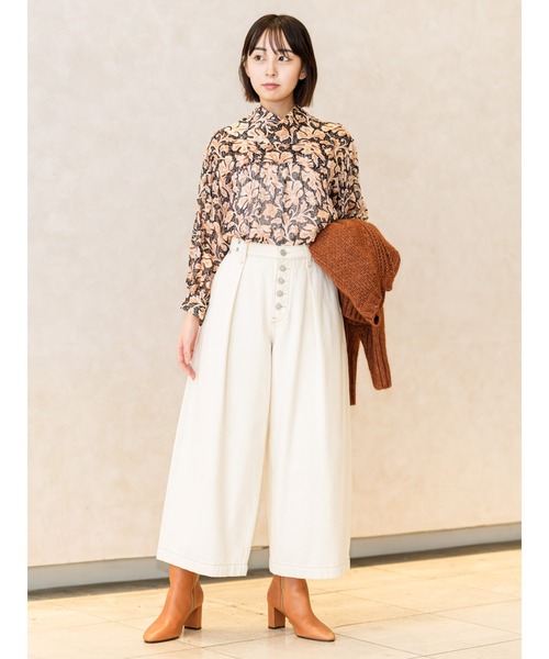 Banana Republic(バナナリパブリック)の「ルレックス ストライプ リバース ウエスタンシャツ(シャツ/ブラウス・レディース・ブラウン系その他・XS/M/L/S)」の3枚目の写真