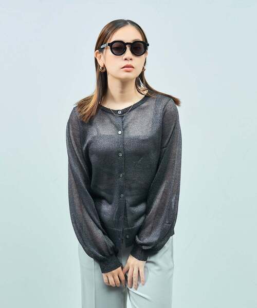 UNITED ARROWS（ユナイテッドアローズ）の「Zoff｜UNITED ARROWS｜ウェリントン型 サングラス [Luxe] クラウンパント 太縁 紫外線対策 UVカット ユニセックス ユナイテッドアローズ（サングラス・レディース・クリア/ブラック/ブラウン系その他5・FREE）」の19枚目の写真