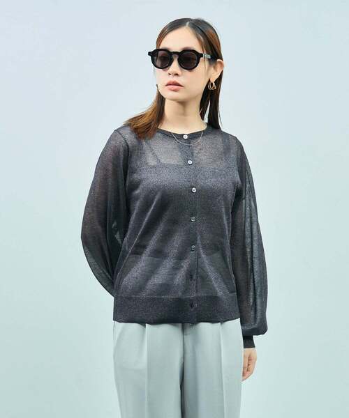 UNITED ARROWS（ユナイテッドアローズ）の「Zoff｜UNITED ARROWS｜ウェリントン型 サングラス [Luxe] クラウンパント 太縁 紫外線対策 UVカット ユニセックス ユナイテッドアローズ（サングラス・レディース・クリア/ブラック/ブラウン系その他5・FREE）」の18枚目の写真