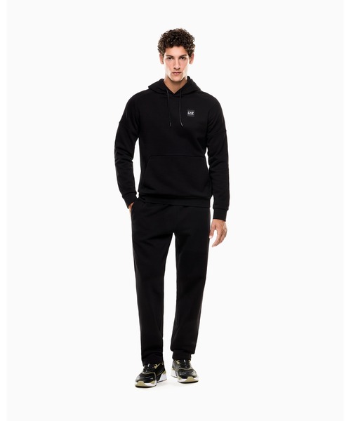 EMPORIO ARMANI EA7(エンポリオアルマーニイーエーセブン)の「<オンライン限定>【エンポリオ アルマーニ EA7】Visibility トラックスーツ コットン混紡(セットアップ・メンズ・ライトグリーン/ブラック×ホワイト・X-LARGE/SMALL/MEDIUM/LARGE/X-SMALL/XXX-LARGE/XX-LARGE)」の2枚目の写真