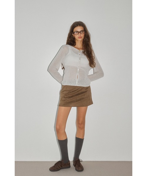 ALEXIA STAM（アリシアスタン）の「Embroidery Mini Skirt /スエードミニスカート（スカート・レディース・ブラック/ブラウン/バーガンディー・S/M）」の15枚目の写真