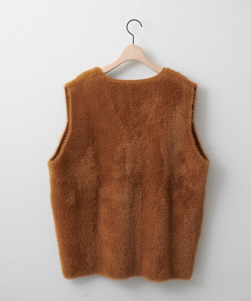 ユニセックス】ミンクライクファーベスト（ベスト）｜DISCOAT（ディス