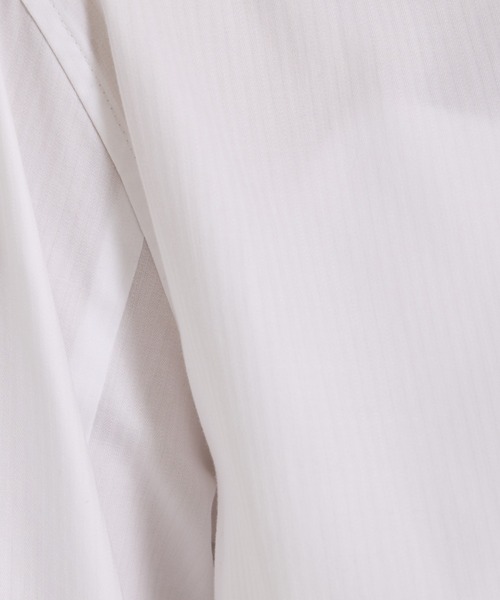 qualite(カリテ)の「袖スリットレギュラーシャツ/オフィスカジュアル(シャツ/ブラウス・レディース・ブラウン/サックスブルー/オフホワイト・フリー)」の18枚目の写真