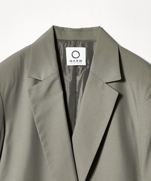ユナイテッドアローズ　東レ　テーラードジャケット 無地 グレー M位 洗濯済 ユナイテッドアローズ 東レ テーラードジャケット 無地 グレー M