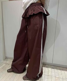 バーヌローサ フリフリハーレムパンツ赤 バーヌローサ フリフリハーレムパンツ赤 赤パンツ【月と赤パンツ