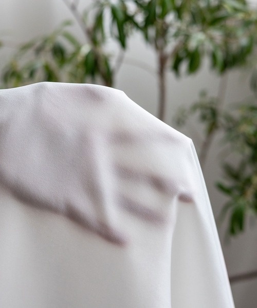 No Rule No Line（ノール－ルノーライン）の「チュールドッキングレイヤード風トップス セレモニー オケージョン 結婚式 二次会 同窓会（Tシャツ/カットソー・レディース・ブラック/ホワイト・FREE）」の7枚目の写真