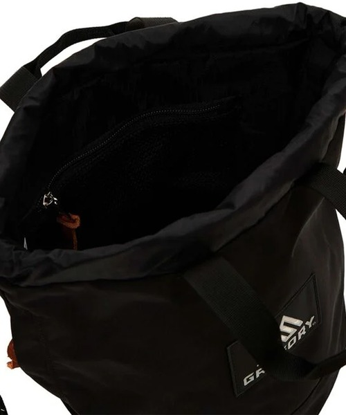 GREGORY（グレゴリー）の「GREGORY/グレゴリー 巾着トートバッグ 2WAY チンチバッグ M 1302961041（トートバッグ・メンズ・ブラック・FREE）」の11枚目の写真