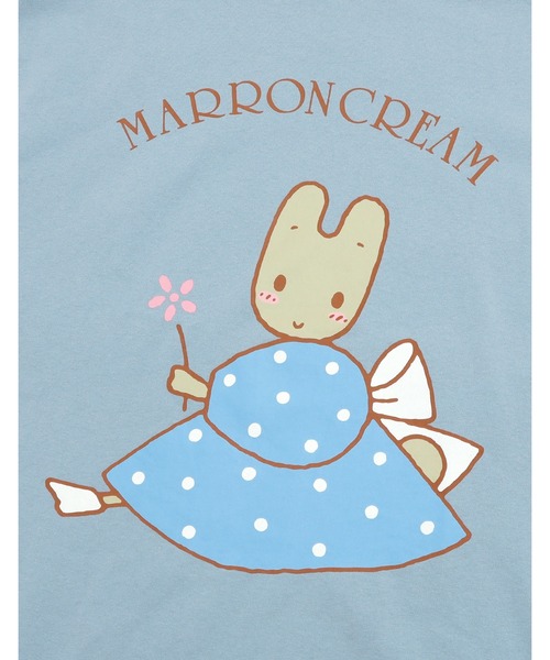Little sunny bite(リトルサニーバイト)の「【RS】【Little Sunny Bite】MARRONCREAM x little sunny bite long tee(Tシャツ/カットソー・レディース・ブラック/ホワイト/ブルー・SMALL/MEDIUM)」の7枚目の写真