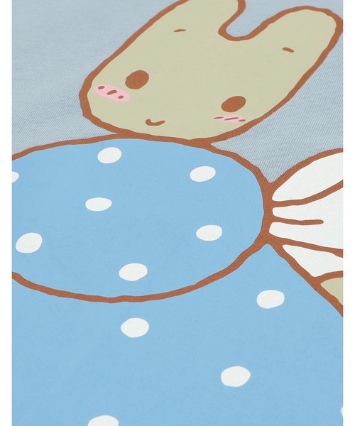 Little sunny bite(リトルサニーバイト)の「【RS】【Little Sunny Bite】MARRONCREAM x little sunny bite long tee(Tシャツ/カットソー・レディース・ブラック/ホワイト/ブルー・SMALL/MEDIUM)」の8枚目の写真