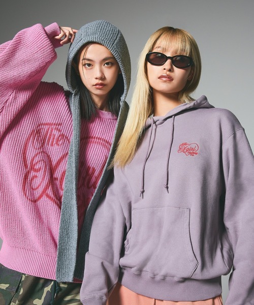 X-girl（エックスガール）の「STRAPPED KNIT BALACLAVA（ニット