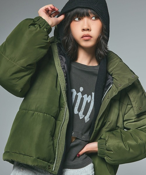 X-girl（エックスガール）の「STRAPPED KNIT BALACLAVA（ニット