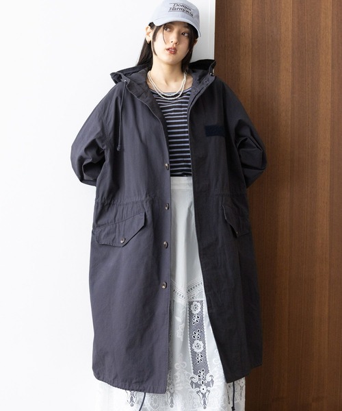 RAGEBLUE（レイジブルー）の「フィールドパーカー（ナイロンジャケット・レディース・ホワイト/ネイビー・FREE）」の2枚目の写真