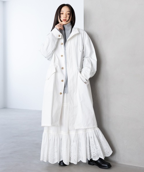 RAGEBLUE（レイジブルー）の「フィールドパーカー（ナイロンジャケット・レディース・ホワイト/ネイビー・FREE）」の20枚目の写真