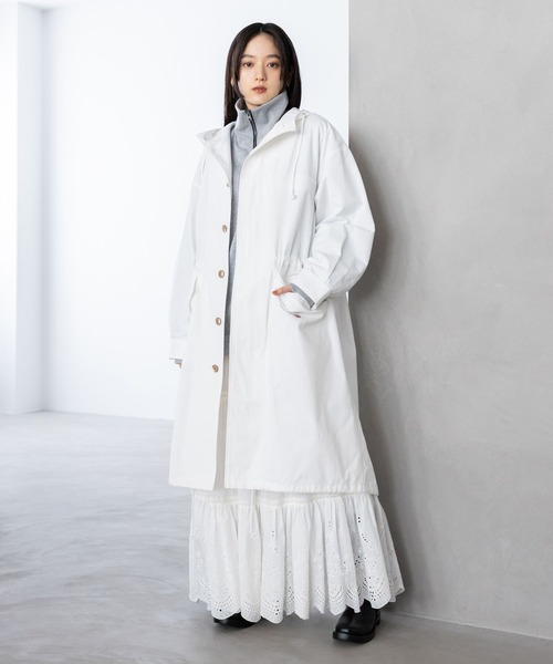 RAGEBLUE（レイジブルー）の「フィールドパーカー（ナイロンジャケット・レディース・ホワイト/ネイビー・FREE）」の12枚目の写真