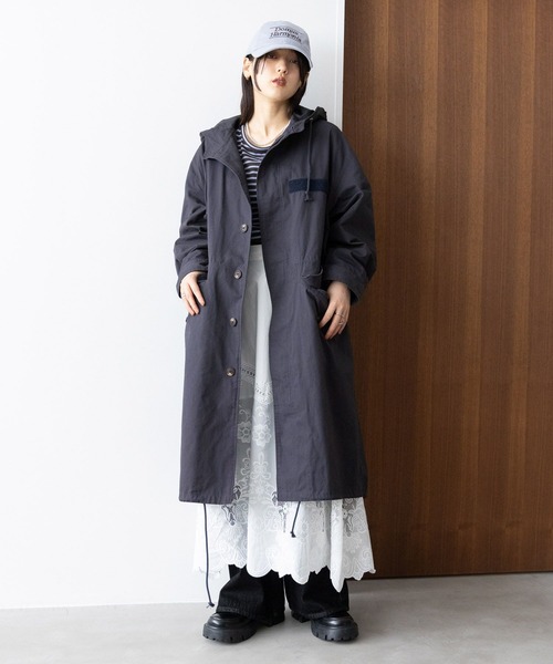 RAGEBLUE（レイジブルー）の「フィールドパーカー（ナイロンジャケット・レディース・ホワイト/ネイビー・FREE）」の18枚目の写真