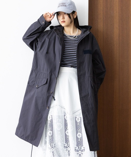 RAGEBLUE（レイジブルー）の「フィールドパーカー（ナイロンジャケット・レディース・ホワイト/ネイビー・FREE）」の10枚目の写真