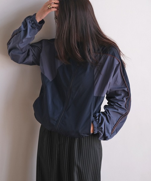 AKTE（アクテ）の「コントラストトラックジャケット（その他アウター・レディース・グレー系/ネイビー系・FREE）」の14枚目の写真