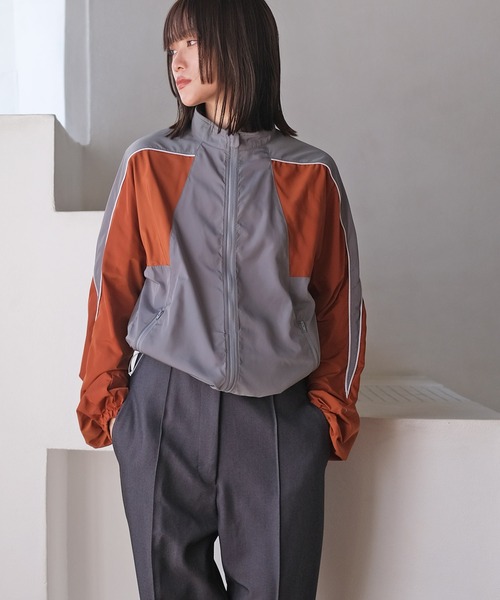 AKTE（アクテ）の「コントラストトラックジャケット（その他アウター・レディース・グレー系/ネイビー系・FREE）」の21枚目の写真