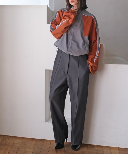 AKTE（アクテ）の「コントラストトラックジャケット（その他アウター・レディース・グレー系/ネイビー系・FREE）」の22枚目の写真