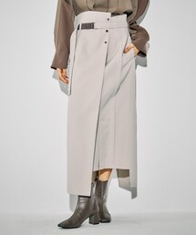 UNITED TOKYO アートプリント フレアスカート ベルト付き UNITED TOKYO アートプリント フレアスカート ベルト付き UNITED