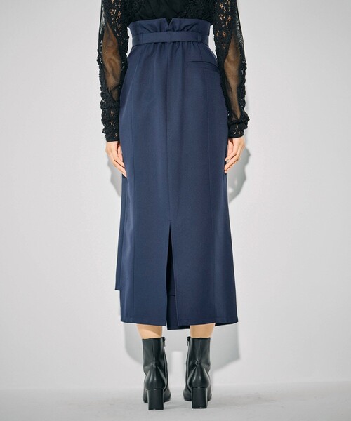 残りわずか！】スリムエフェクトタイトスカート｜ウォッシャブル/防