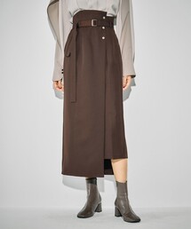 UNITED TOKYO | 【WEB限定カラーあり】スリムエフェクトタイトスカート｜ウォッシャブル/防シワ/細見え/オフィスカジュアル/秋服/冬服/クリスマス(スカート)