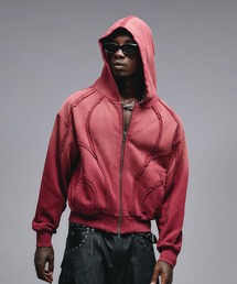 ANDER HUNK(A_[nN)Overdyed Zip-up Parker / I[o[_CWbvAbvp[J[(p[J[)