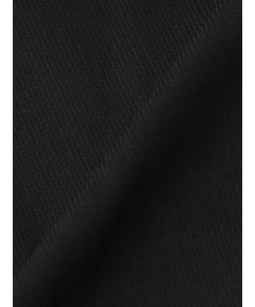 Perfect Suit FActory(パーフェクトスーツファクトリー)の「【ノンアイロン】コーデュロイライク 長袖ワイシャツ【クラシコ】ボタンダウン ブラック/ブルー(ビジネスシャツ・メンズ・ブルー/ブラック・L/M/LL/S)」の3枚目の写真