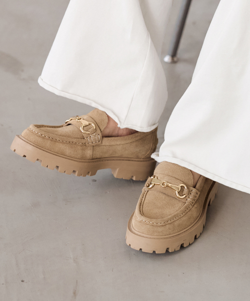 FRAMeWORK（フレームワーク）の「ARTESANOS ビット付きスウェードローファー（ローファー・レディース・ベージュ・36/37/38）」の4枚目の写真