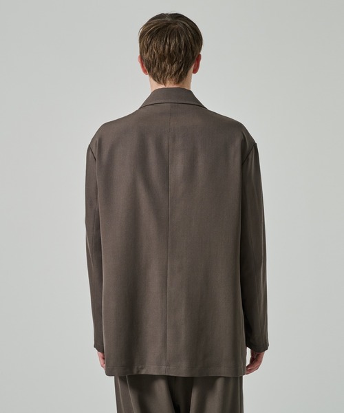 UJOH(ウジョー)の「【UJOH HOMME/ウジョー】Ulster Collar JKT(テーラードジャケット・メンズ・グレー/ブラック・4/5)」の11枚目の写真