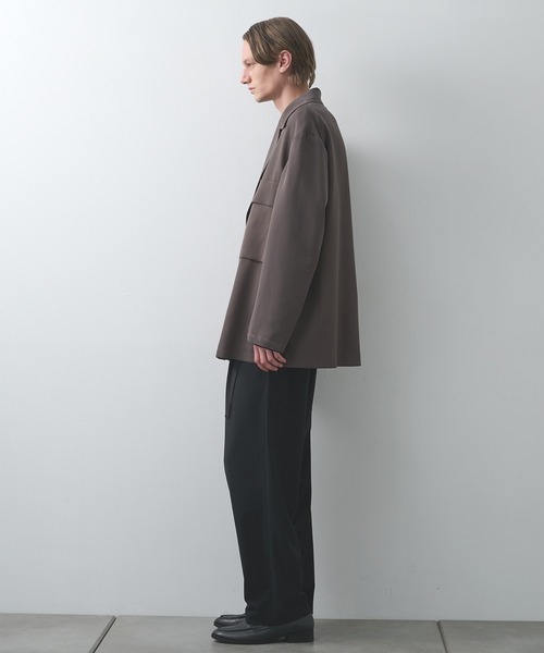 UJOH(ウジョー)の「【UJOH HOMME/ウジョー】Ulster Collar JKT(テーラードジャケット・メンズ・グレー/ブラック・4/5)」の7枚目の写真