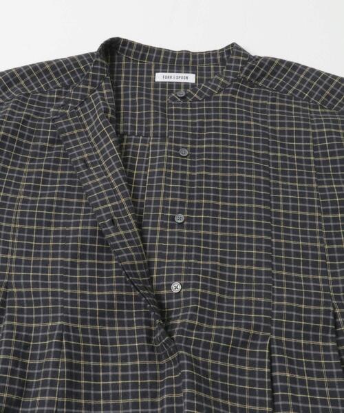 FORK&SPOON（フォークアンドスプーン）の「FORK&SPOON　タックデザインワンピース（ワンピース・レディース・ベージュ系その他/ブラック系その他・1/2）」の11枚目の写真