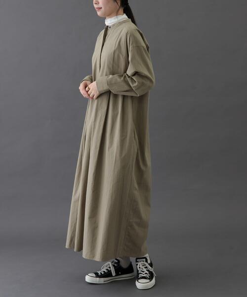 FORK&SPOON（フォークアンドスプーン）の「FORK&SPOON　タックデザインワンピース（ワンピース・レディース・ベージュ系その他/ブラック系その他・1/2）」の17枚目の写真