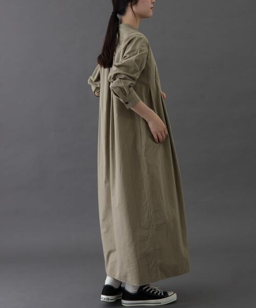 FORK&SPOON（フォークアンドスプーン）の「FORK&SPOON　タックデザインワンピース（ワンピース・レディース・ベージュ系その他/ブラック系その他・1/2）」の22枚目の写真