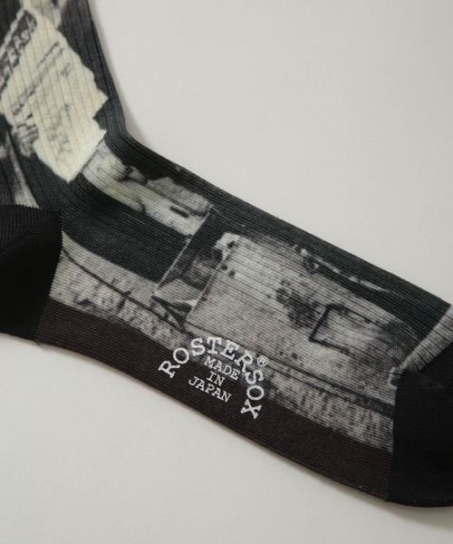 ROSTER SOX(ロスターソックス)の「ROSTER SOX/PEOPLE(ソックス/靴下・メンズ・グリーン/オレンジ・23-25/25-27)」の7枚目の写真
