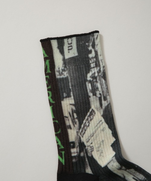 ROSTER SOX(ロスターソックス)の「ROSTER SOX/PEOPLE(ソックス/靴下・メンズ・グリーン/オレンジ・23-25/25-27)」の9枚目の写真