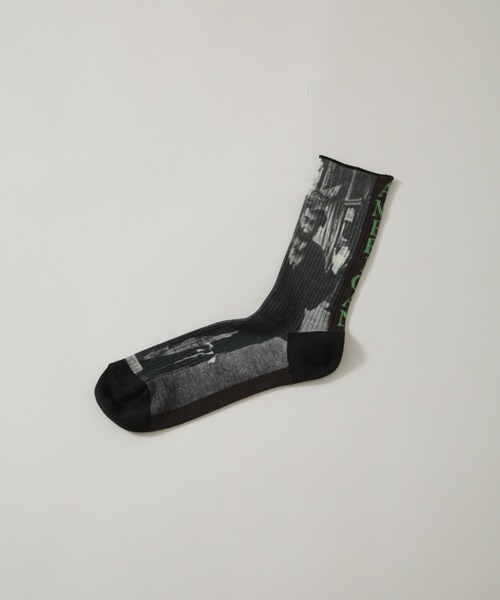 ROSTER SOX(ロスターソックス)の「ROSTER SOX/PEOPLE(ソックス/靴下・メンズ・グリーン/オレンジ・23-25/25-27)」の5枚目の写真