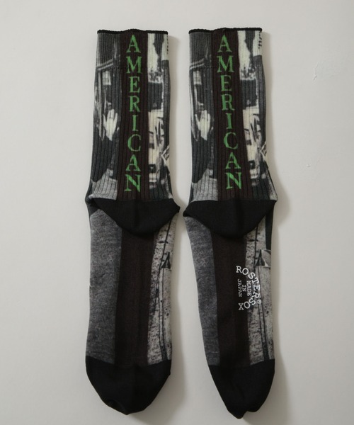 ROSTER SOX(ロスターソックス)の「ROSTER SOX/PEOPLE(ソックス/靴下・メンズ・グリーン/オレンジ・23-25/25-27)」の8枚目の写真