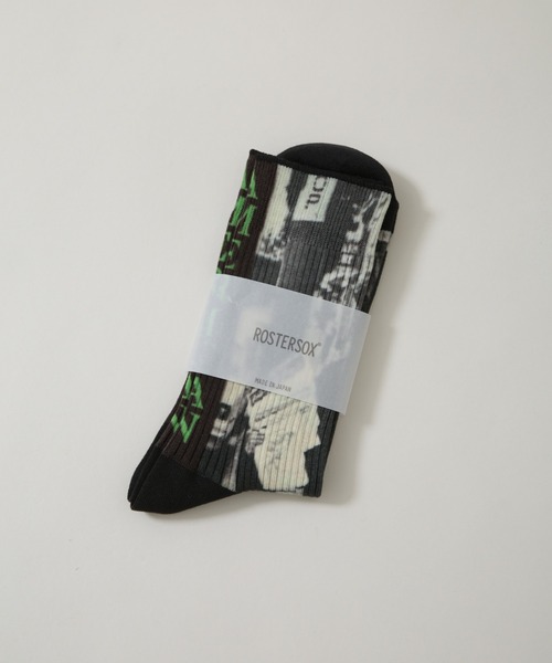ROSTER SOX(ロスターソックス)の「ROSTER SOX/PEOPLE(ソックス/靴下・メンズ・グリーン/オレンジ・23-25/25-27)」の6枚目の写真