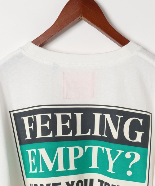 Fishs Eddy（フィッシュエディ）の「【Fishs Eddy(フィッシュエディ)】レイヤードTシャツ【UNISEX】（Tシャツ/カットソー・レディース・オフホワイト/チャコール/ライトグリーン・MEDIUM/LARGE）」の20枚目の写真