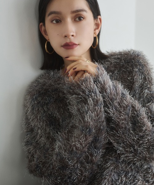 セール】ミックス シャギーニット（ニット/セーター）｜hunch（ハンチ