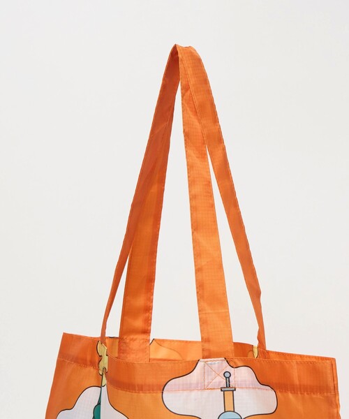 CITEN（シテン）の「＜A.Takahashi×CITEN＞くるパチ（エコバッグ/サブバッグ・レディース・ターコイズブルー系/オレンジ・FREE）」の7枚目の写真