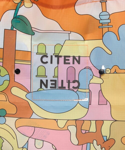 CITEN（シテン）の「＜A.Takahashi×CITEN＞くるパチ（エコバッグ/サブバッグ・レディース・ターコイズブルー系/オレンジ・FREE）」の10枚目の写真