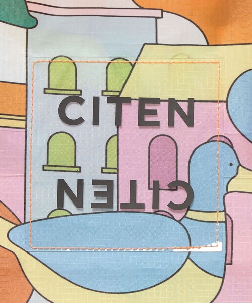 CITEN（シテン）の「＜A.Takahashi×CITEN＞くるパチ（エコバッグ/サブバッグ・レディース・ターコイズブルー系/オレンジ・FREE）」の11枚目の写真