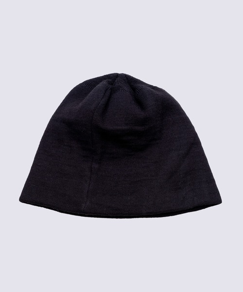 BASICKS（ベイシックス）の「【BASICKS/ベイシックス】BB Logo Beanie（ニットキャップ/ビーニー・メンズ・ブラック・FREE）」の2枚目の写真