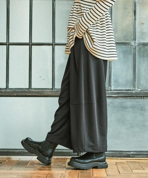 niko and...（ニコアンド）の「2WAYノビノビカーブパンツ（その他パンツ・レディース・アイボリー/ブラック/モカ/ブラウン・FREE）」の2枚目の写真