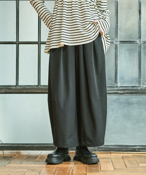 niko and...（ニコアンド）の「2WAYノビノビカーブパンツ（その他パンツ・レディース・アイボリー/ブラック/モカ/ブラウン・FREE）」の6枚目の写真