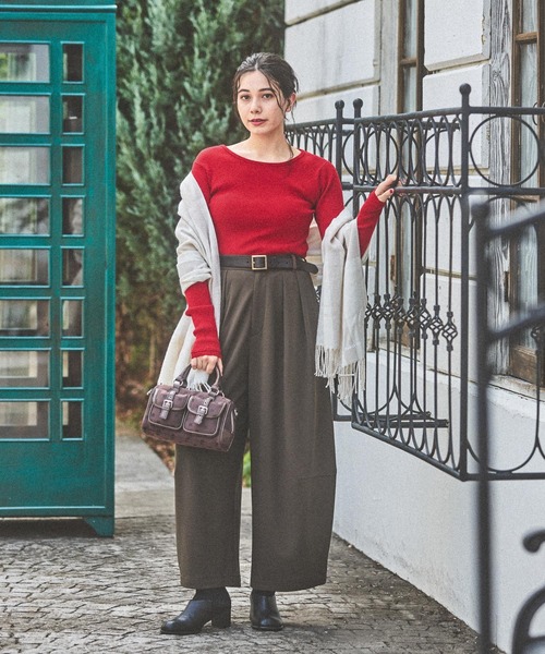 niko and...（ニコアンド）の「2WAYノビノビカーブパンツ（その他パンツ・レディース・アイボリー/ブラック/モカ/ブラウン・FREE）」の7枚目の写真