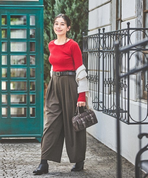 niko and...（ニコアンド）の「2WAYノビノビカーブパンツ（その他パンツ・レディース・アイボリー/ブラック/モカ/ブラウン・FREE）」の8枚目の写真