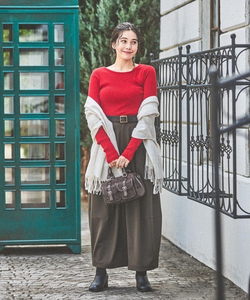 niko and...（ニコアンド）の「2WAYノビノビカーブパンツ（その他パンツ・レディース・アイボリー/ブラック/モカ/ブラウン・FREE）」の9枚目の写真